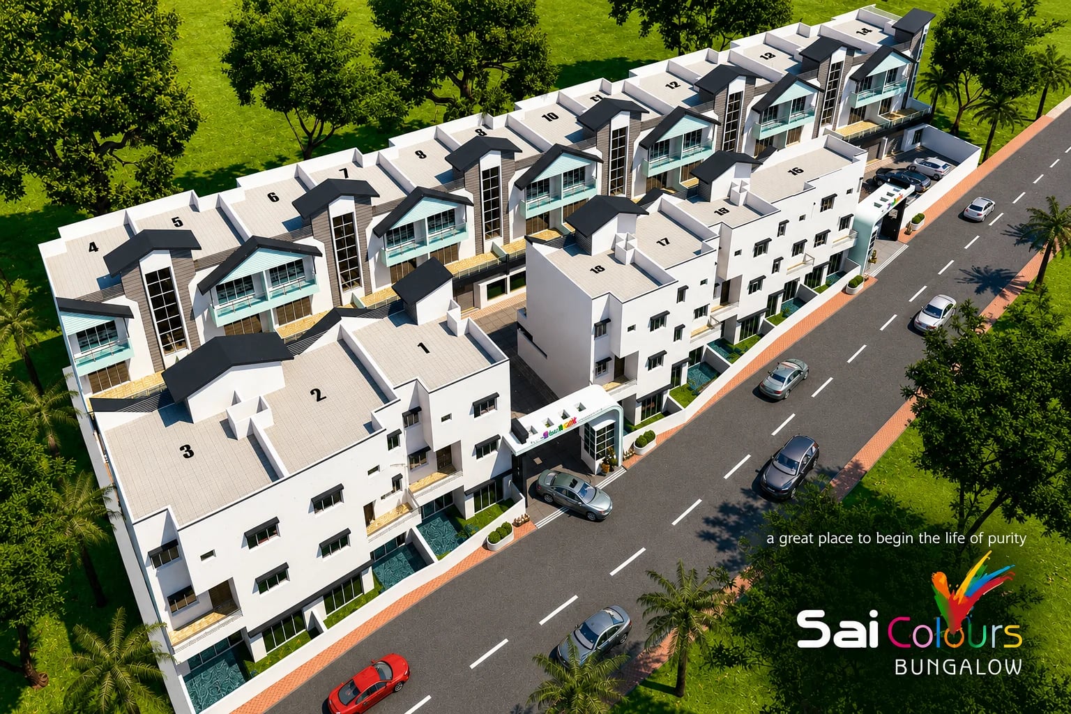 Sai Colours Bugalow project reference image